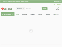 Tablet Screenshot of flowershophobesound.com